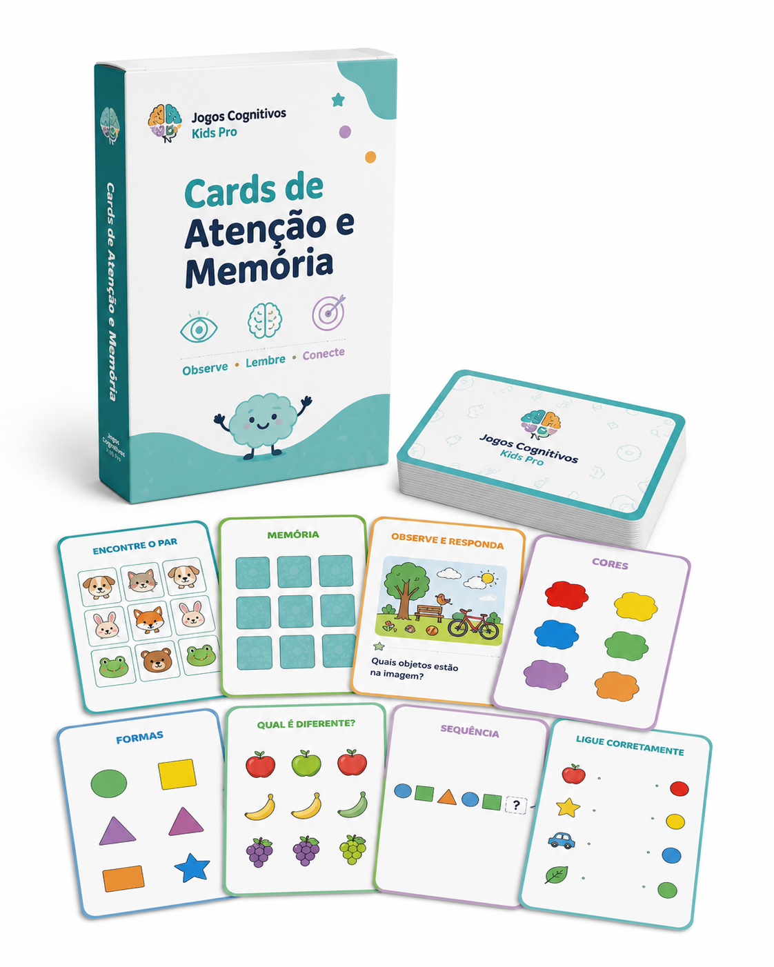Cards de Atenção e Memória