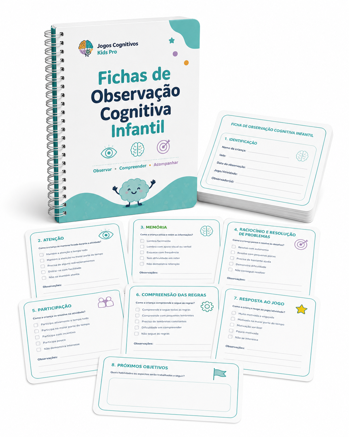 Fichas de Observação Cognitiva Infantil
